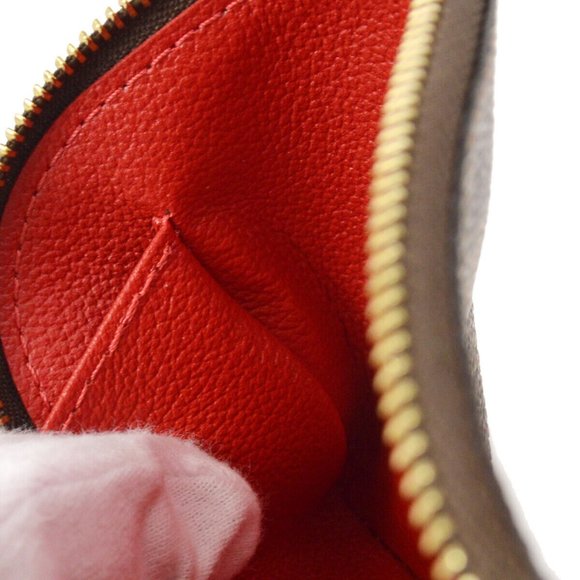 Authentic LOUIS VUITTON POCHETTE COSMETIC POUCH DAMIER - Picture 3 of 9